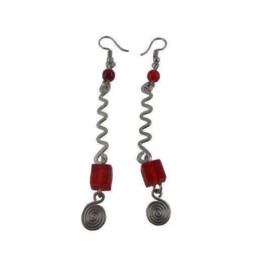 Long dangle earrings