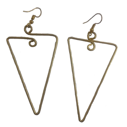 Long dangle earrings