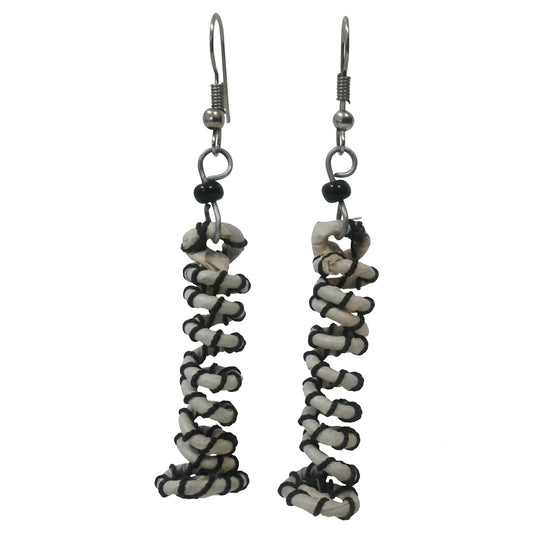 Vertical Spiral Earrings